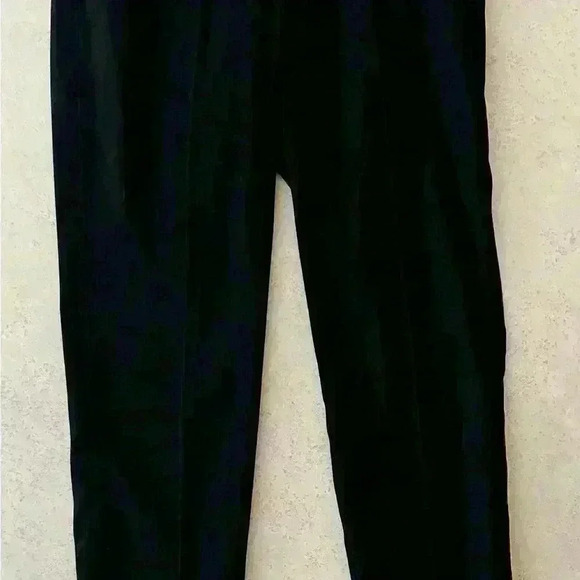 J. McLAUGHLIN 2 WOMENS BLACK STRETCH CAREER TEACHER CASUAL POCKETS BUTTON PANTS - Picture 2 of 9